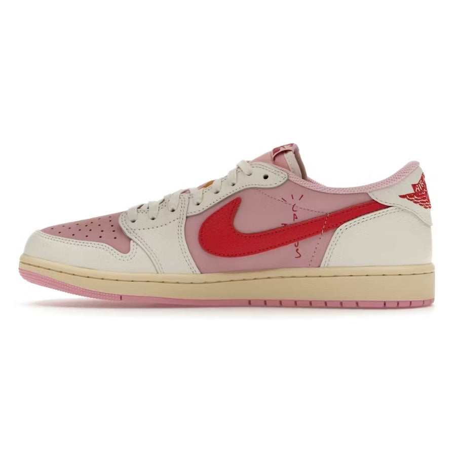 Jordan 1 Retro Low OG SP Travis Scott Sail Tropical Pink